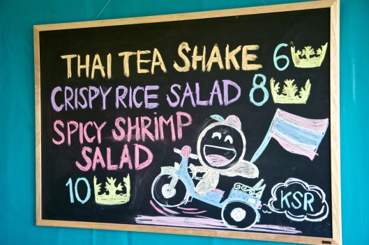 Three dish options from Khao San Road